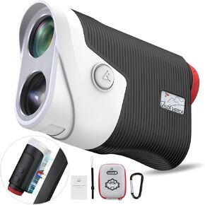 1200Y Range Finder Golf with Magnet, Accuracy ±1 Yard, 9 Mode, 6X Magnification, Vibration Alert, Rechargeable Golf Laser Rangefinder