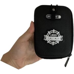 Compact Golf Range Finder Bag with Durable Carabiner - Shockproof, Water-Resistant Case for Safe Storage - Fits Most Golf Rangefinders