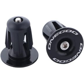 1 Pair Bike Grip Handle Bar End Cap 15-20.5 Mm Aluminium Alloy MTB Handlebar Plugs Cover Caps Handlebar Accessory for Bicycle, for Bicycle Handlebar Grips,Handlebars, Headsets and Stems