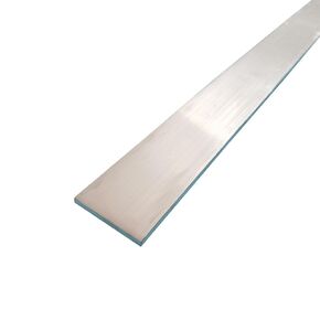 Aluminum Flat Bar 8mm x 80mm x 1000mm, 99.6% Al, Straight Edge