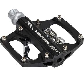 Venzo Multi-Use Compatible with Shimano SPD Mountain Bike Bicycle Sealed Clipless Pedals - Dual Platform Multi-Purpose - Great for Touring, Road, Trekking Bikes