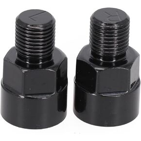 Aluminum Alloy Bicycle Pedal Adapter, Fits 9/16 Inch Pedals & 1/2 Inch Cranks
