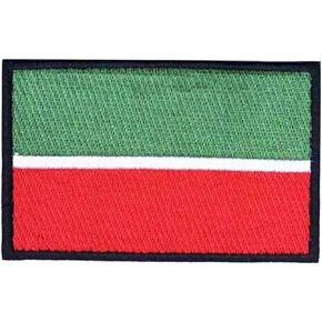 Republic of Tatarstan Flag Tataria Russian Federation Armband 3.15" Iron On Patch for Clothing