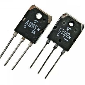 for Toshiba 2SA1265N + 2SC3182N, A1265N & C3182N Transistor TO-3P 1-Pair