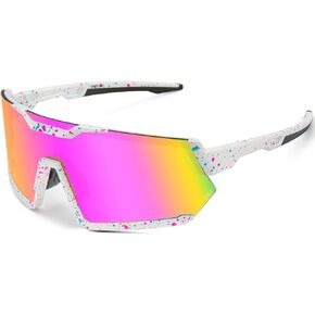 ansi Z87 Sunglasses for Men Women,Sports Running Cycling Glasses Tr90 Unbreakable UV400 Protection Sun Glasses 8001