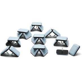 Furniture Sliders-Furnigear (Teflon) Nail in Chair Glides for Carpet and Hardwood Floor - Move Your Furniture Easily & Safely - Best Floor Protector (1x1-3/8-24 Pack)