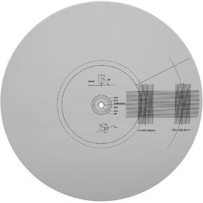 Turntable Cartridge Alignment Protractor Mat, Anti Slip Acrylic Turntable Mat Cartridge Alignment Protractor Phonograph Cartridge Alignment Tool