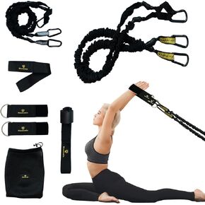 Pilates Resistance Band kit - Portable Pilates - Premium Resistance Band Set - for Home or Outdoor Use - Pilates Resistance Band Set for Almost All Levels(10-60 New)