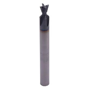 BestParts High Performance Solid Carbide End Mill, Dovetail Mill Cutter - AlTiN Coated, 4 Flute, 74 Degree, 1/4" Shank Diameter, 1/4" Length of Cut, 2-1/2" Overall Length