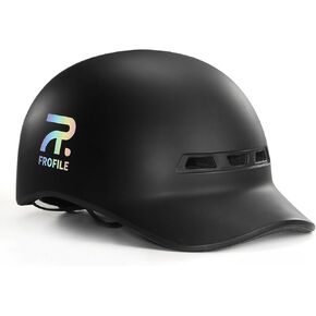 Bike Helmet for Adult Men & Women - Reflective Logo, Baseball Cap Style, High-Visibility Urban Commuter Bicycle Helmet for Scooter & Ebike