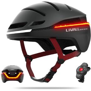 LIVALL EVO21 Smart Bike Helmet with Light, Smart Helmet with Wide-Angle Light | Turn Signals | Brake Warning Light | Fall Detection, Bike Helmets for Men Women, Bicycle Helmet for Urban Commuter