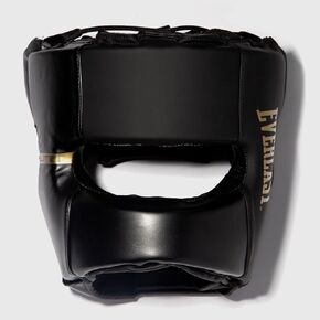 Everlast Elite 2 Headgear Black/Gold Training Sparring Protection