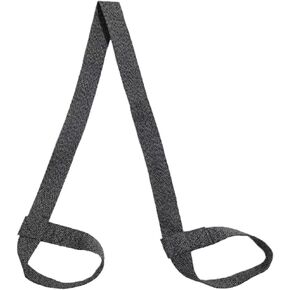 Yoga Mat Strap Yoga Mat Straps for Carrying, Adjustable Yoga Mat Sling Yoga Mat Carrier for Fitness Stretching Band (Black and White Twill)