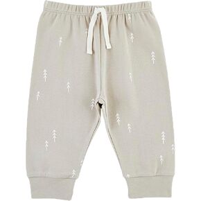 Stephan Baby Pants - Pull-On Baby Joggers with Elastic Drawstring Waistband, 6-12 Months, Hearts