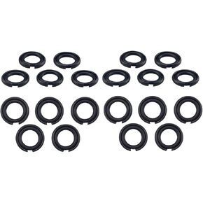 1/2" Impact Retaining Ring Clip Impact Friction Ring with O-Ring fits Type Impact Wrenchs, Square Drive Socket Retainer Ring（20 Sets/Pack）