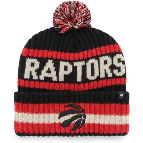 47 NBA Unisex-Adult Team Color Officially Licensed Primary Logo Bering Sport Knit Cuffed Pom Beanie Cold Weather Hat