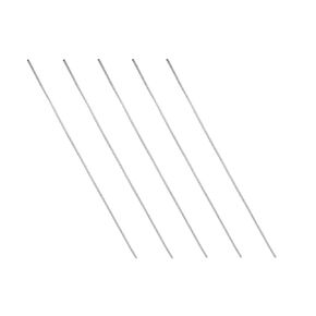 TOP-VIGOR 5pcs Stainless Steel Rods 4mm x 150mm, Metal Solid Round Shaft Rods Lathe Bar Stock for DIY Crafts Car Helicopter Airplane Model