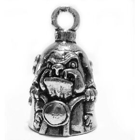 Guardian Bell Bad to the Bone Bulldog Good Luck Motorcycle Bell or Key Ring