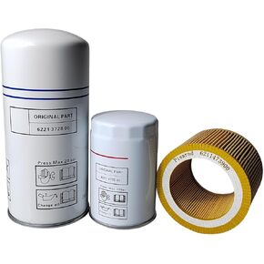 Filter Kit 6221372800 Air Oil Separator 6211472500 Oil Filter 6211473900 Air Filter, Compatible with Air Compressor Filter Replacement