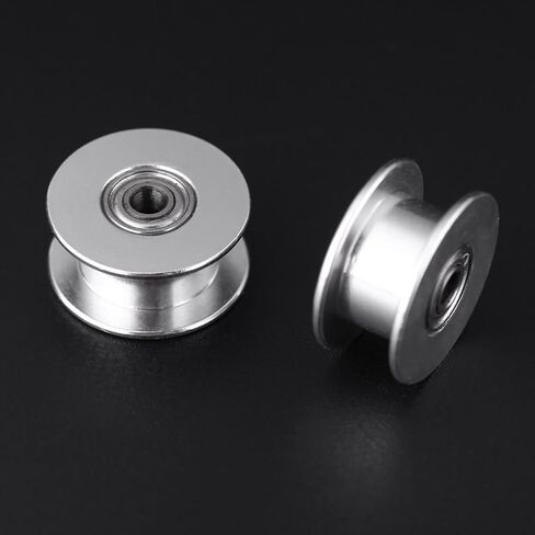 Hilitand Timing Belt Pulley,5pcs 6 Different Sizes 2GT 6mm/10mm Wide Belt Timing Pulley 16T/20T 3mm/5mm Bore 3D Printer Accessary (W6mm, 20T, Bore 3, Toothless) in Saudi Arabia