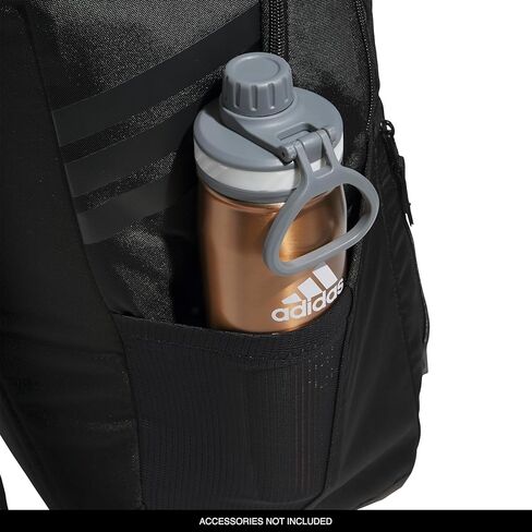 حقيبة ظهر adidas Stadium 4.0 Team Sports (36L) حقيبة كمبيوتر محمول رياضية متينة، أخضر داكن، مقاس واحد in Kuwait