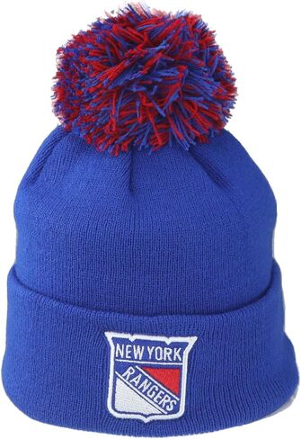 ZHATS Unisex Kid's NHL Officially Licensed Youth Beanie Pom Icon Team Color in Saudi Arabia
