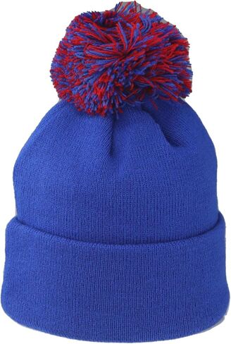 ZHATS Unisex Kid's NHL Officially Licensed Youth Beanie Pom Icon Team Color in Saudi Arabia
