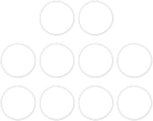 PATIKIL 20pcs Tri Clamps Gasket, 50.5mm OD 22.9mm ID Sanitary TC Tri Clamps Gasket Tri Pipe Silicone Ferrule Washers Tube Fittings O Ring Seal Gaskets for Dairy Brewing Winery Equipment in Saudi Arabia