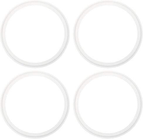 PATIKIL 20pcs Tri Clamps Gasket, 50.5mm OD 22.9mm ID Sanitary TC Tri Clamps Gasket Tri Pipe Silicone Ferrule Washers Tube Fittings O Ring Seal Gaskets for Dairy Brewing Winery Equipment in Saudi Arabia