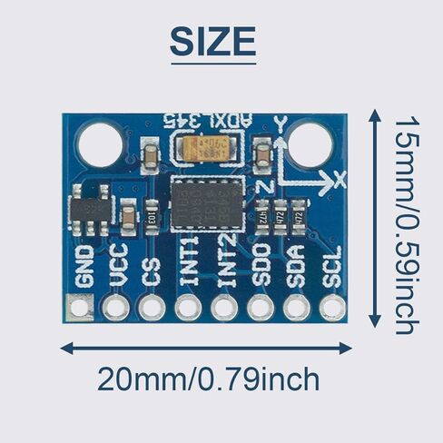 3 قطعة GY-291 ADXL345 الرقمية 3 محاور تسريع وحدة إمالة الجاذبية IIC/SPI نقل لاردوينو مع كابل دوبونت in Kuwait