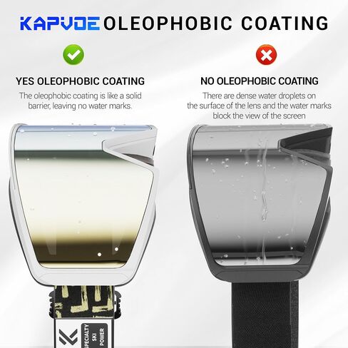 KAPVOE ski goggles Magnetic lens, Anti-fog, UV400 protection, Suitable for men, women and teenagers K719 in Saudi Arabia