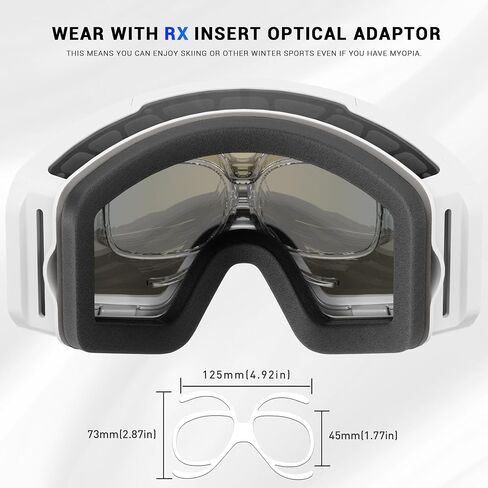 KAPVOE ski goggles Magnetic lens, Anti-fog, UV400 protection, Suitable for men, women and teenagers K719 in Saudi Arabia