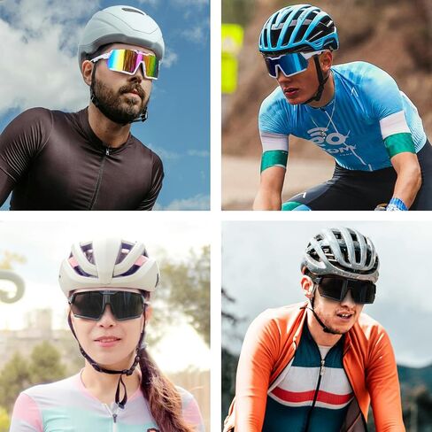 Z87 Safety Sports Sunglasses for Men Women for Running Cycling ANSI Z87 TR90 Frame UV400 Protection in Kuwait