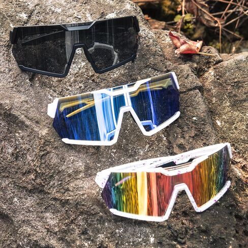 Z87 Safety Sports Sunglasses for Men Women for Running Cycling ANSI Z87 TR90 Frame UV400 Protection in Kuwait