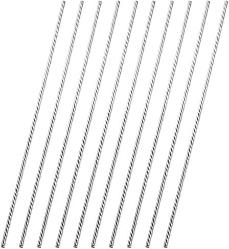 TOP-VIGOR 5pcs Stainless Steel Rods 4mm x 150mm, Metal Solid Round Shaft Rods Lathe Bar Stock for DIY Crafts Car Helicopter Airplane Model in Kuwait