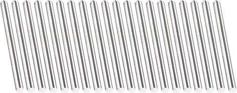 TOP-VIGOR 5pcs Stainless Steel Rods 4mm x 150mm, Metal Solid Round Shaft Rods Lathe Bar Stock for DIY Crafts Car Helicopter Airplane Model in Kuwait