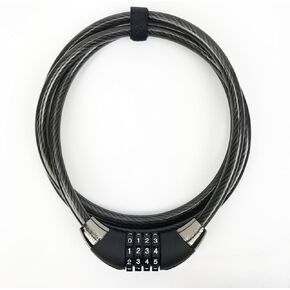 Onguard Cable Combination Bicycle Lock with Hardened Security, 6-Foot Flexibility