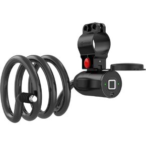 Fingerprint Bike Lock,Keyless Anti-Theft Bicycle Lock with 59 inch Waterproof Cable and Mounting Bracket