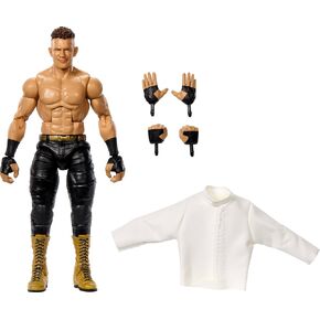 Mattel WWE Elite Action Figure & Accessories, 6-inch Collectible Channing “Stacks" Lorenzo with 25 Articulation Points, Life-Like Look & Swappable Hands