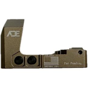ADE Artemis FDE(RD3-022) Motion Activated, Multi-6 Reticles RED Dot Sight for Optics Ready Pistol That is Compatible with RMR footprint Optics Plate Made For Holosun 407C/507C/507T,Riton X3 Tactix PRD