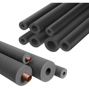 Pipe Insulation Foam Tube - 1-1/4"Foam Tubing for AC Unit, Guitar Stands, Exercise Machine Handle and Roof Rack (1-1/4"ID X 3/8" TK)
