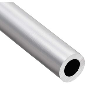 6063 Aluminum Round Tube 10mm OD 6mm Inner Dia 300mm Length Seamless Aluminum Straight Tubing for Fabrication Projects DIY Handmade Model Craft Frame Building Gardening Shop Fitting