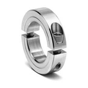 2C-106-Z Zinc Plated Steel Two-Piece Clamping Collar, 1-1/16" Bore, 1-7/8" Outside Diameter, 1/2" Width