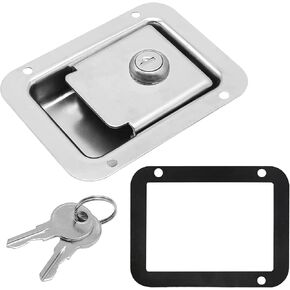 Trailer Door Latch Stainless Steel Paddle Latch Flush Mount Paddle Latch