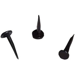 BH02815 (100 gm) Blued Cut Carpet Upholstery Tacks Nails, 13 mm - Pack of 100 gm, Black