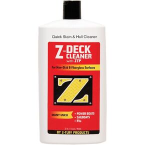 Z-Tuff Products Non-Skid Deck Cleaner and Protectant with ZTP, Boat Fiberglass Cleaner for, Non-Skid & textured decks Effortless Cleaning, Suitable for RVs, Sailboats, Powerboats - 32 Oz