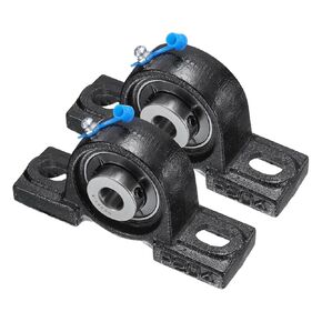 uxcell 2pcs UCP205-14 Pillow Block Bearings 7/8" Bore Bearing Units Cast Steel Flange Mounted Bearing Housing
