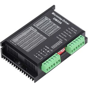 Dm556 Digital Stepper Motor Stepper Motor Driver Nema 34,Dm556 Driver 2-Phase 5.6A Microstep Driver Digital for 57 86 Stepper Motors NEMA23 NEMA34 Stepper Motor Controller