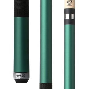 Pure X HXTC22 Pool Cue, Matte Paint Series, Emerald Green, Matte Finish