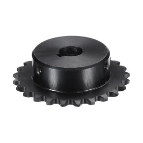 uxcell #35 Chain Roller Sprocket B Type, 5/8" Bore 25 Tooth Single Strand Chain Sprocket, Carbon Steel, Keyway with Set Screws